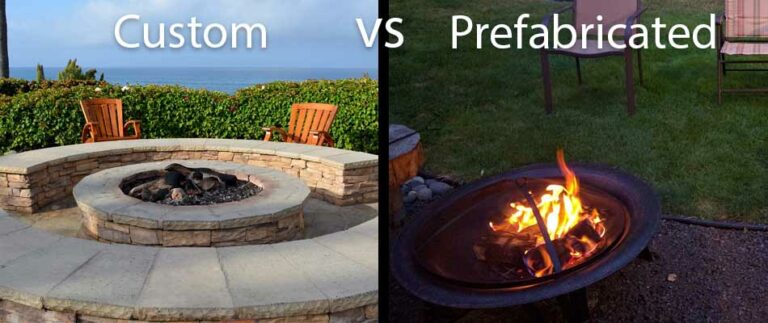 Comparing Custom Built Fire Pits vs. Store Bought Fire Pits