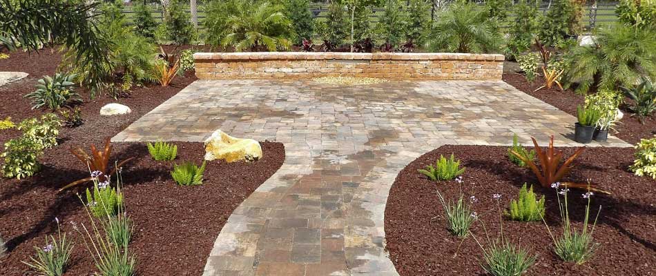 A custom paver patio for a home in Parrish, FL.