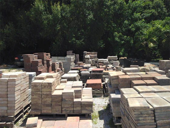 Our inventory of pavers and natural stone for patios, walkways and driveways in Palmetto, FL.